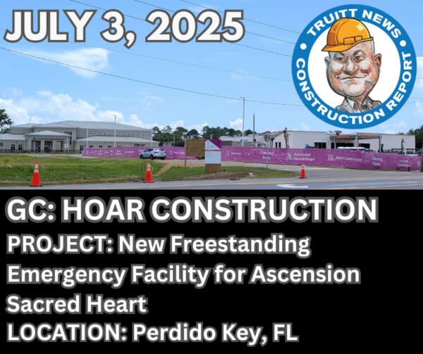 July 3 Construction report