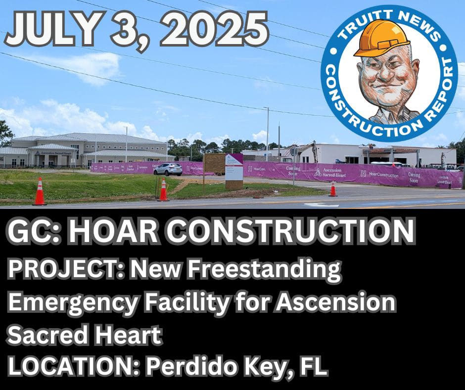 July 3 Construction report
