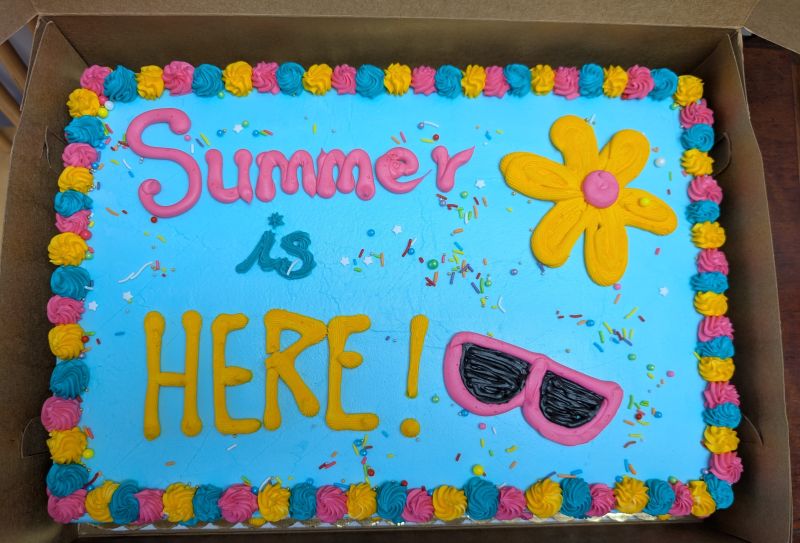 MONTHLY CAKE DROP OFF