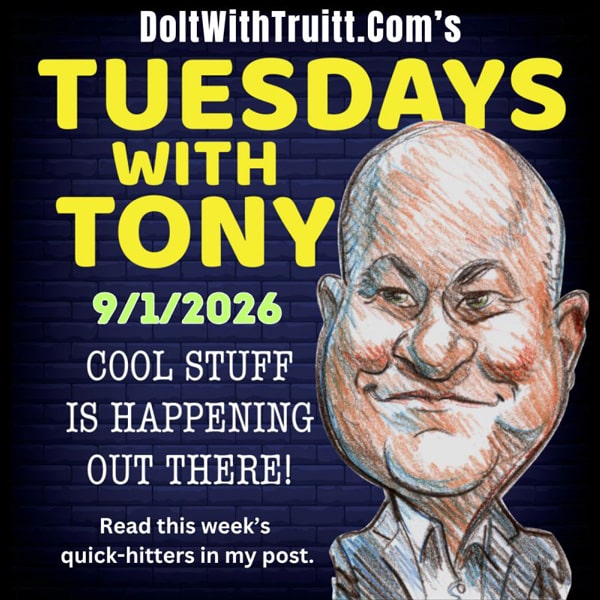 TUESDAYS WITH TONY 9-1-26
