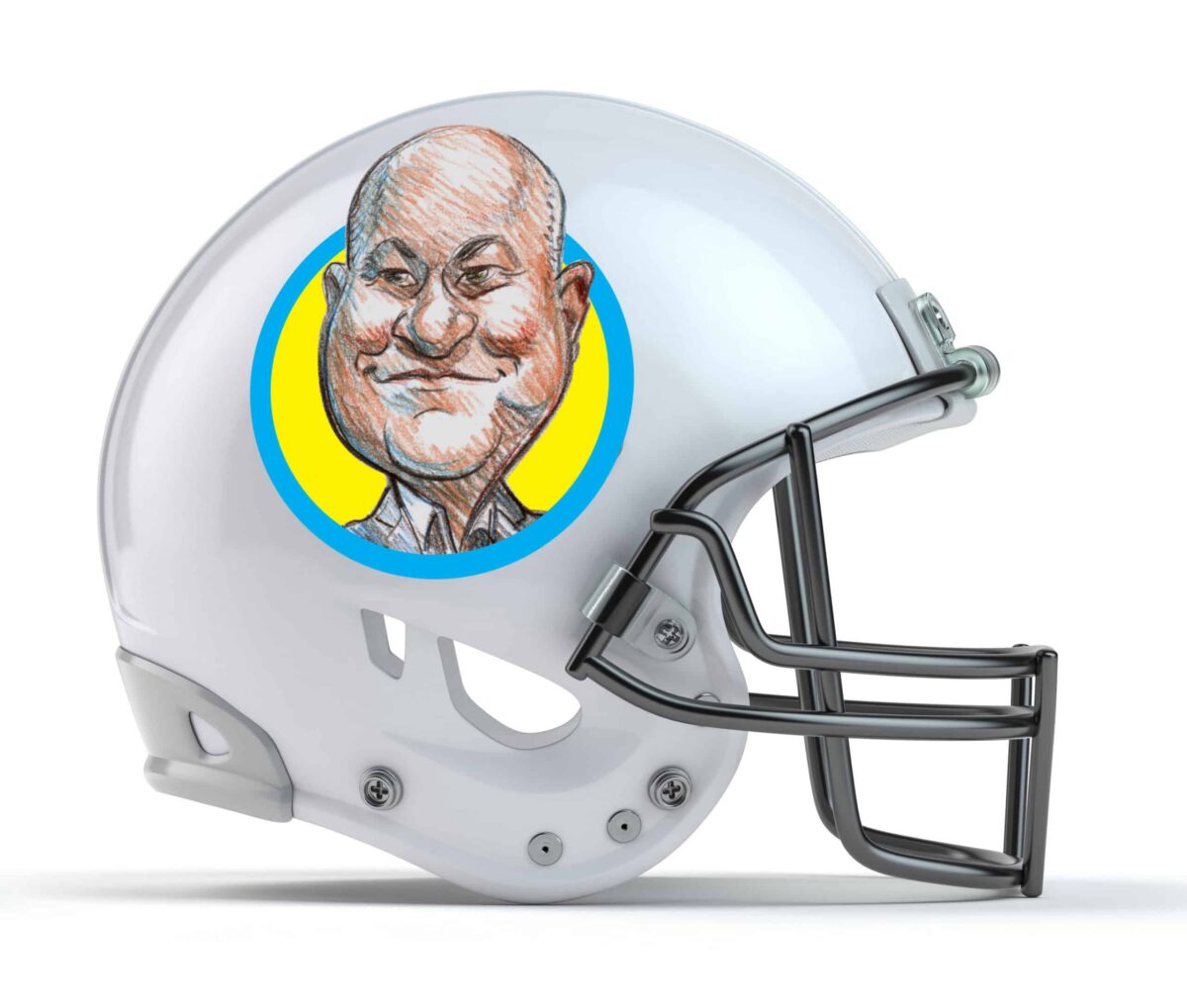 Football Helmet w Caricature scaled e1791241071757